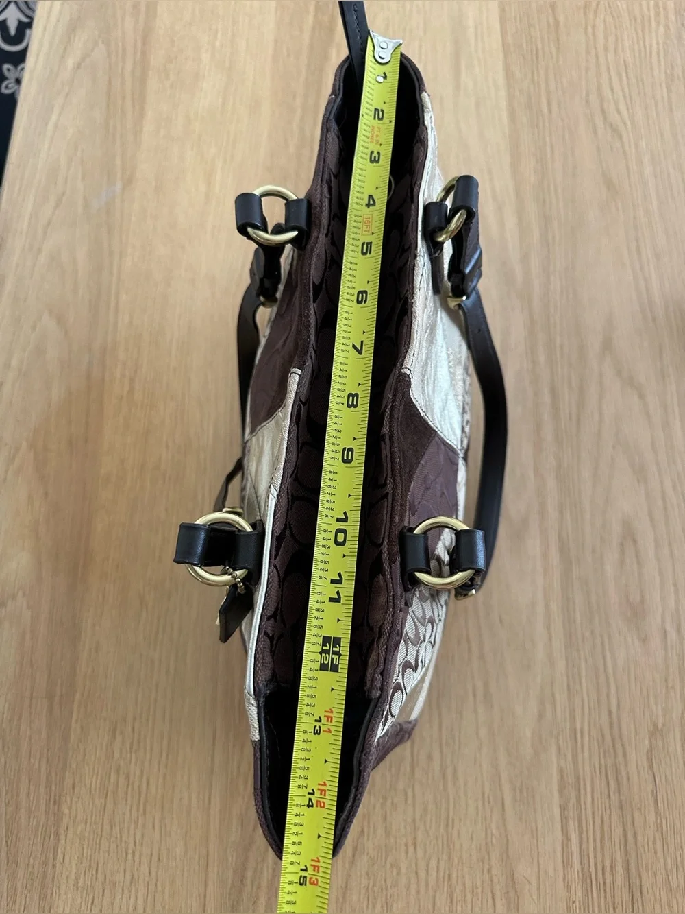 Coach Patchwork Tote Zippy Bag